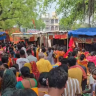 बिहार - नालंदा के मंदिर में भगदड़ 9 की मौत