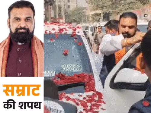 राजभवन पहुंचे सम्राट चौधरी थोड़ी देर में शपथ