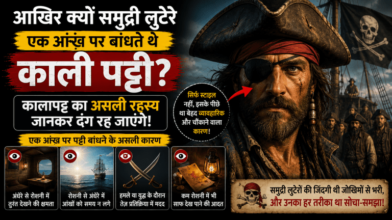 आखिर क्यों समुद्री लुटेरे एक आंख पर बांधते थे काली पट्टी