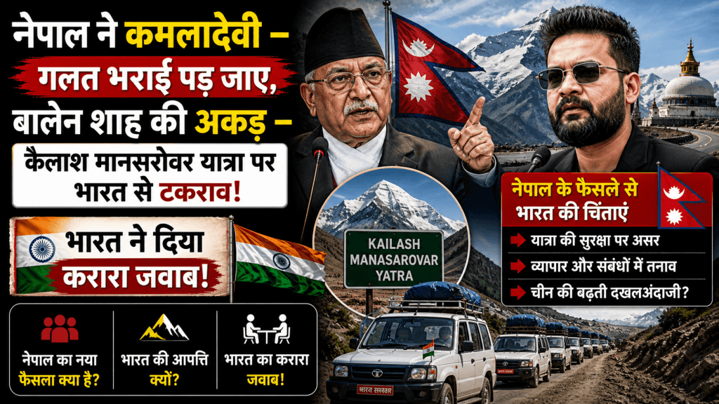 कैलाश मानसरोवर यात्रा पर भारत से टकराव