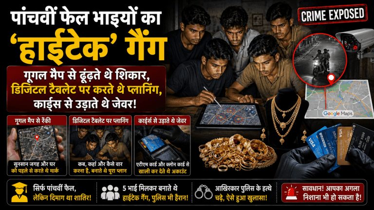 पांचवीं फेल भाइयों का 'हाईटेक' गैंग