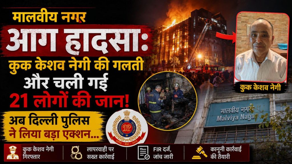 मालवीय नगर आग हादसा