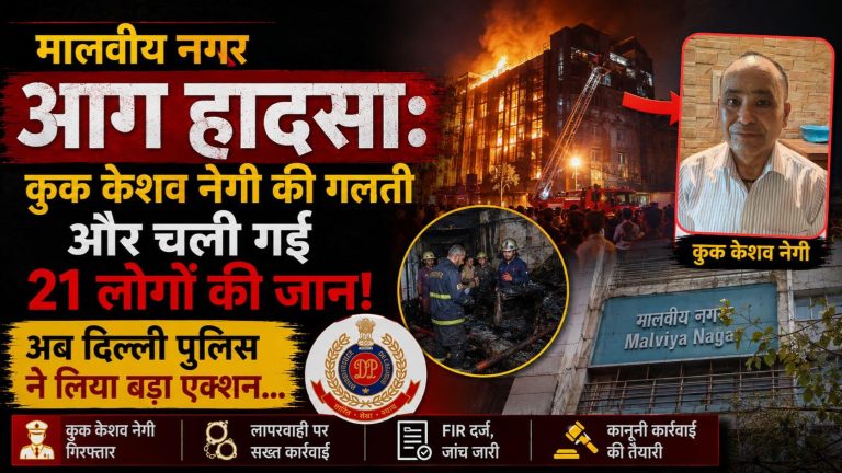 मालवीय नगर आग हादसा