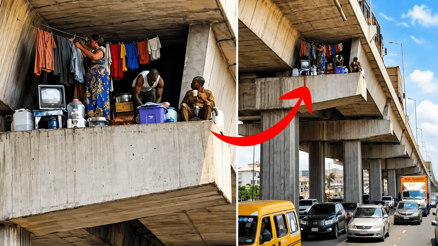 House Above The Flyover Viral Video